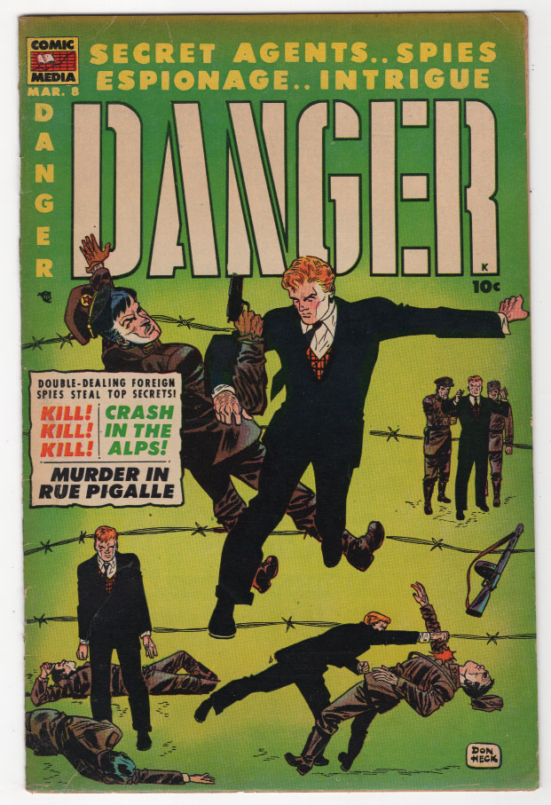 Danger #8 F/F+ Front Cover